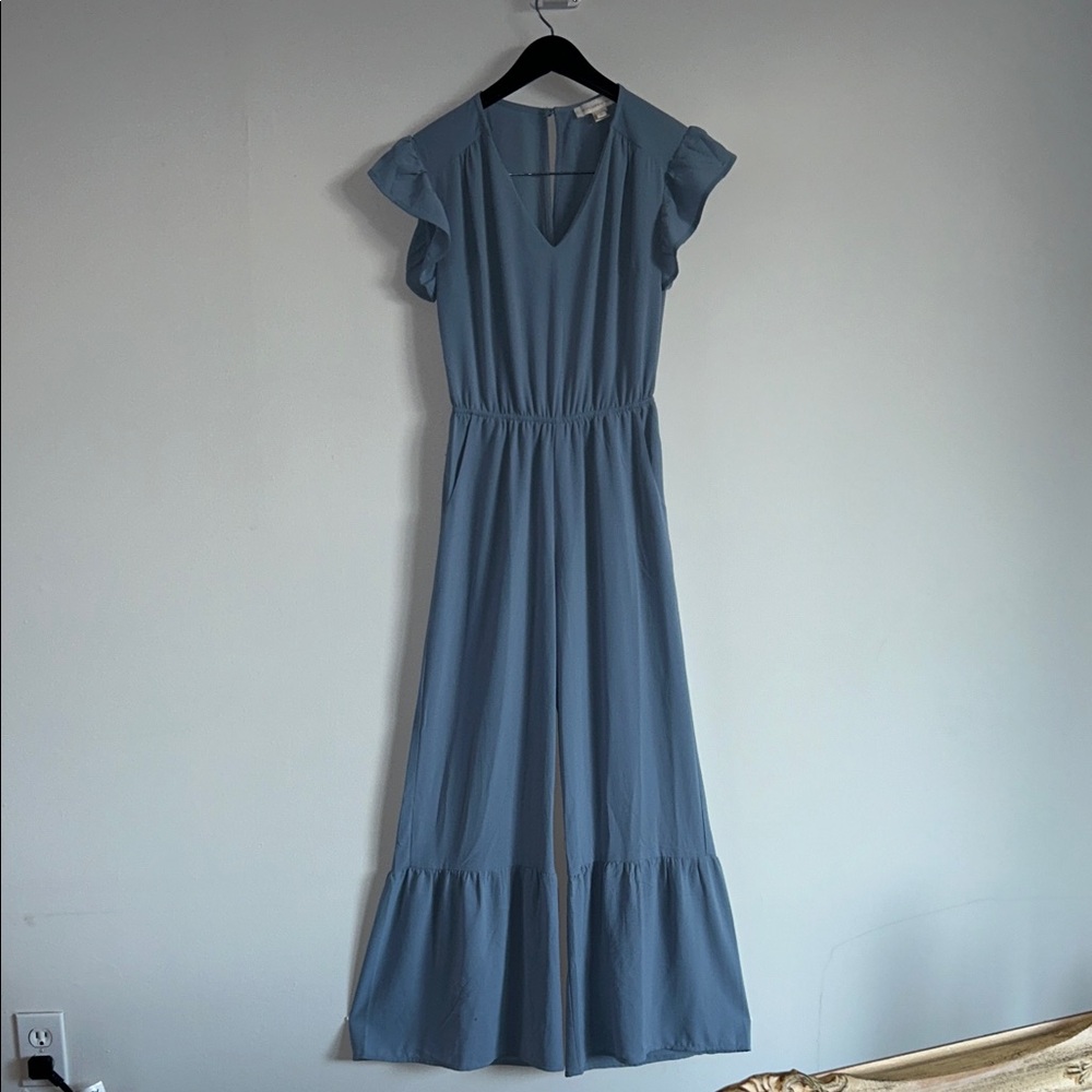 Light Blue Junpsuit